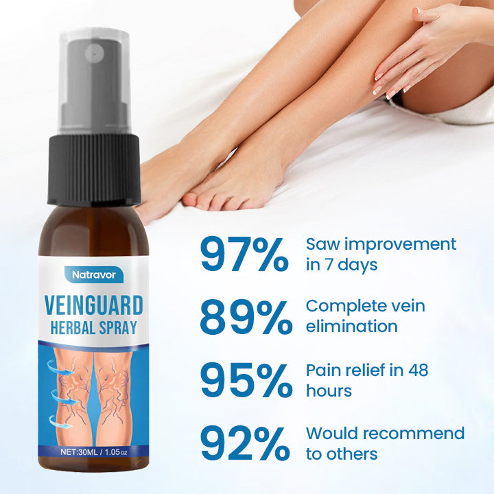Natravor® VeinGuard Herbal Spray-✅ Clinically proven to eliminate varicose veins in just 7 days!