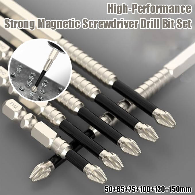 ๐ฅ๐จHigh-Magnetic Screwdriver Drill Bit Set