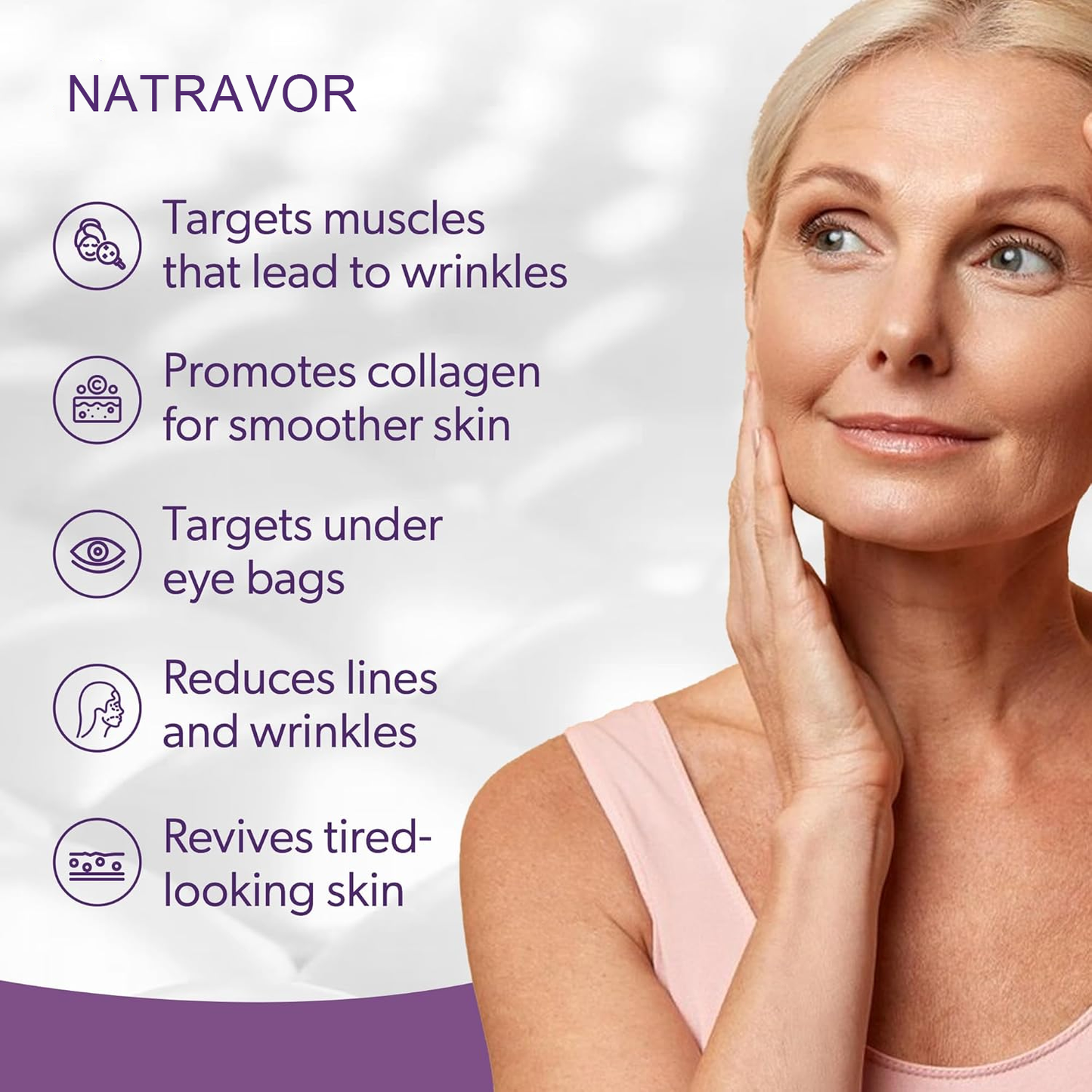 NATRAVOR™ Reverses Eye Bags & Fine Lines In 1 Minutes