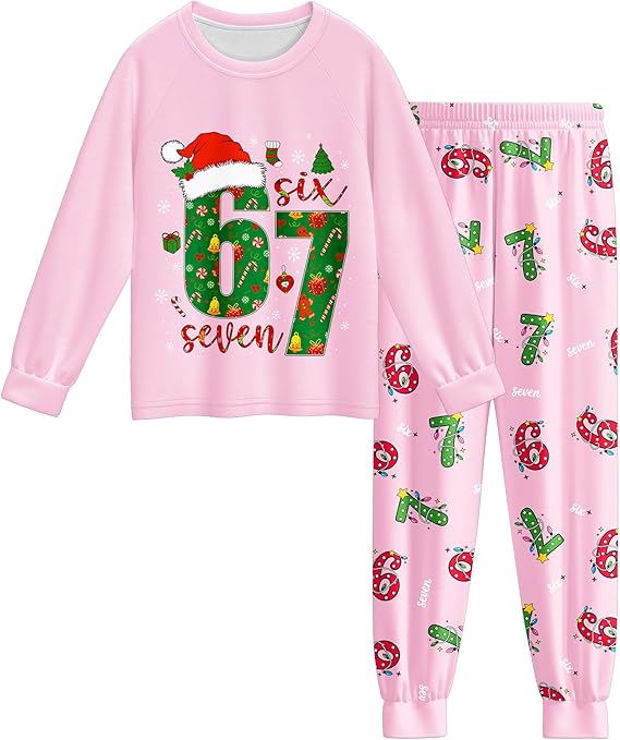 🎄2025 Christmas Sales🎅The Viral 67 Christmas Kids Pajama Set