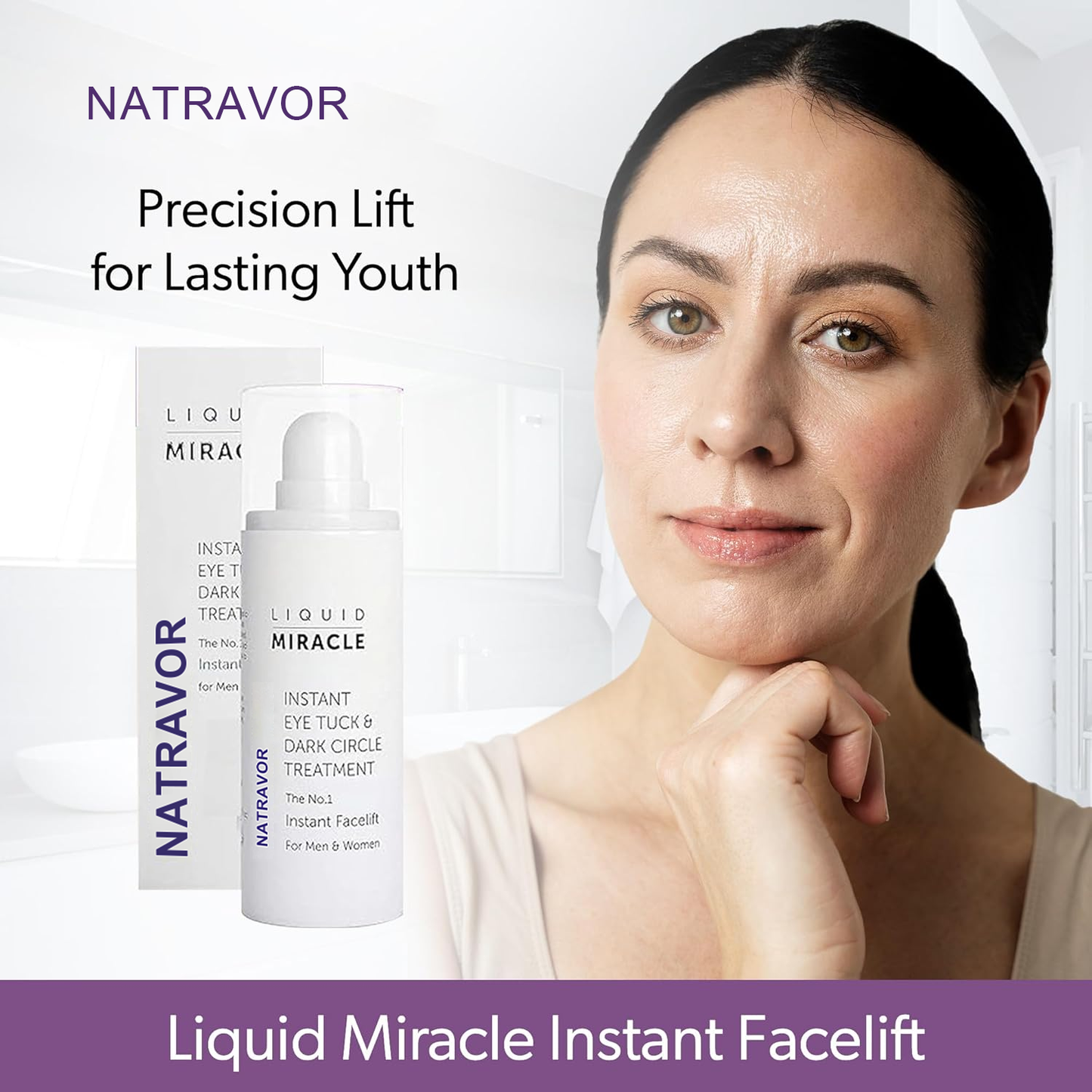 NATRAVOR™ Reverses Eye Bags & Fine Lines In 1 Minutes
