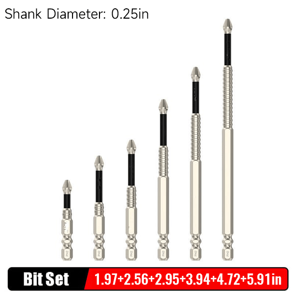 ๐ฅ๐จHigh-Magnetic Screwdriver Drill Bit Set