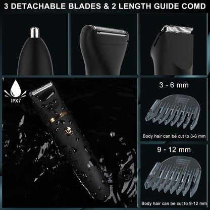 💥Hot Sale-3 in 1 Electric Body Hair Trimmer for Men