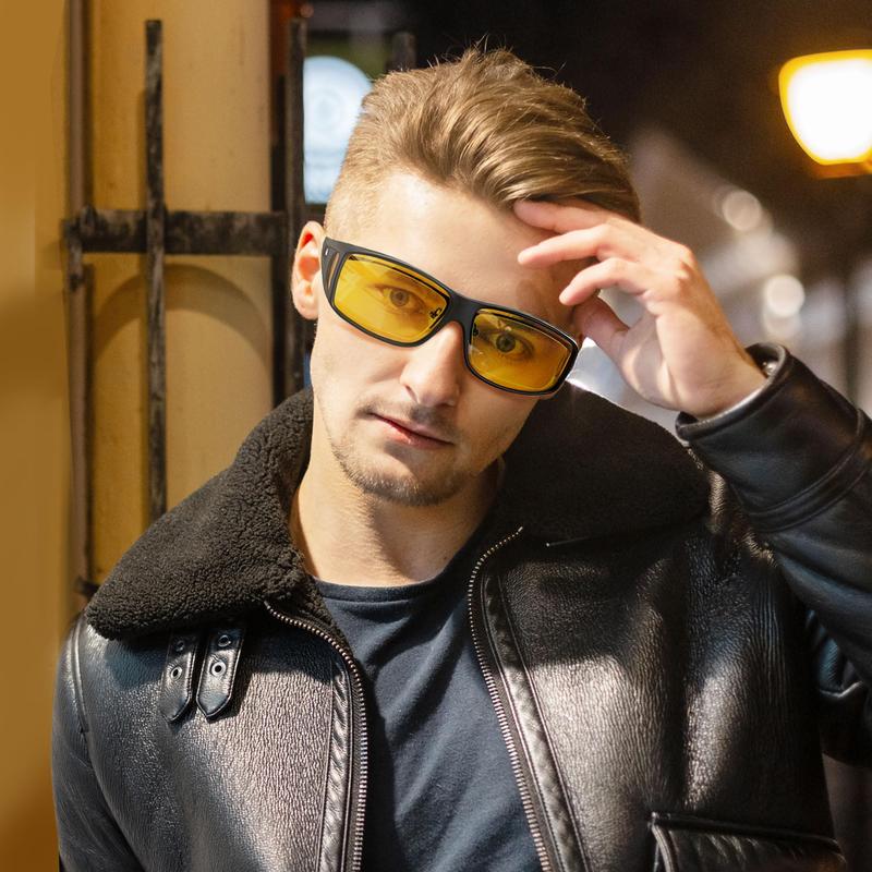 ✨ Night Vision Driving Glasses, Anti-glare Polarized😎