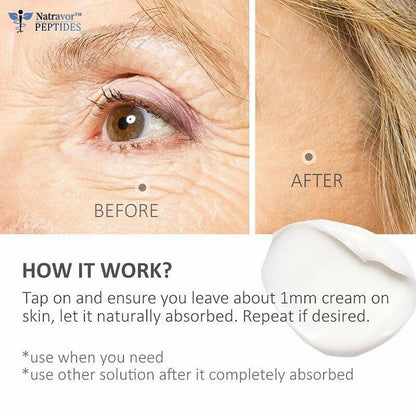 Natravor™-PEPTIDE Wrinkle Reducing Cream contains 12 different peptides (eliminates wrinkles in 1 minute)