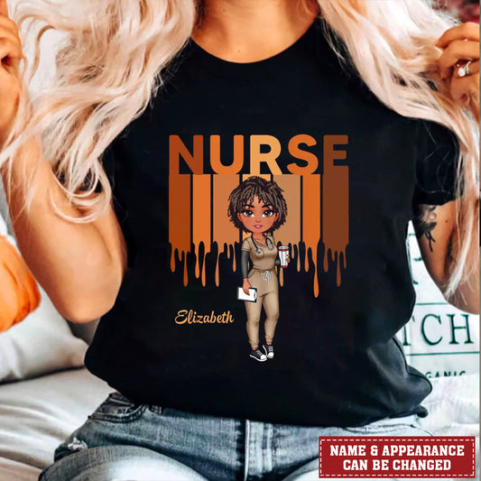 Personalized Custom T-Shirt - Nurse's Day, Appreciation Gift For Nurse - Love Nurse Life