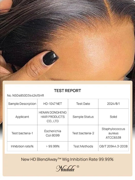 NadulaHair 7x5 Bye Bye Knots Wig 2.0 Invisible Knots Water Wave BlendAway HD Glueless Lace Wig Put On and Go