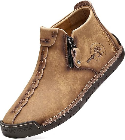 Men's zip-up casual shoes