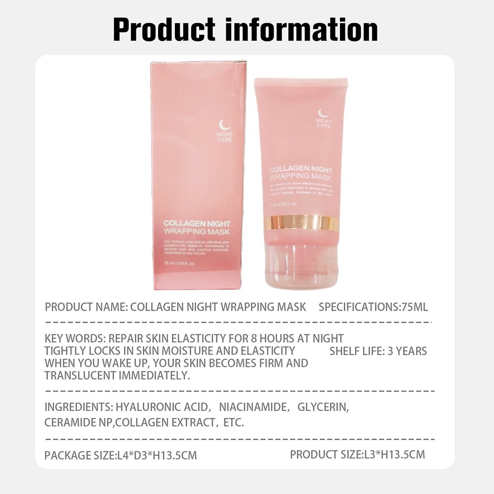 ✨Collagen Night Wrapping Mask