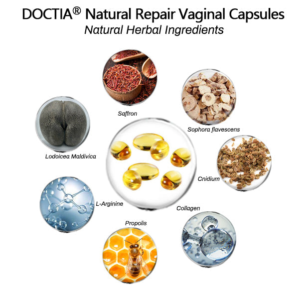 Natravor® Instant Itch Relief & Natural Detox & Firming Repair & Pink and Tender Natural Capsules