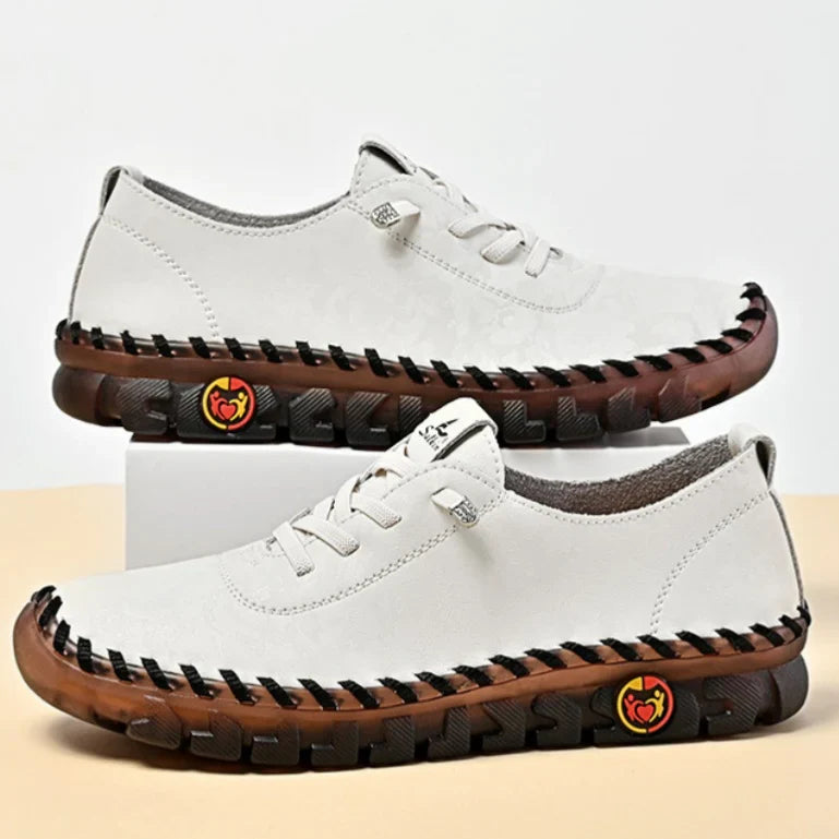 🔥Best Seller-Last Day Sale 60% OFF🔥Women's Hand-Stitched Uniqcomfy Wide Toe Box Leather Shoes