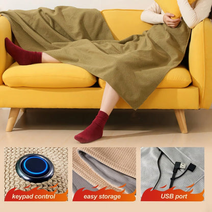 🎄LAST DAY 49% OFF🔥Portable Heated Blanket Shawl