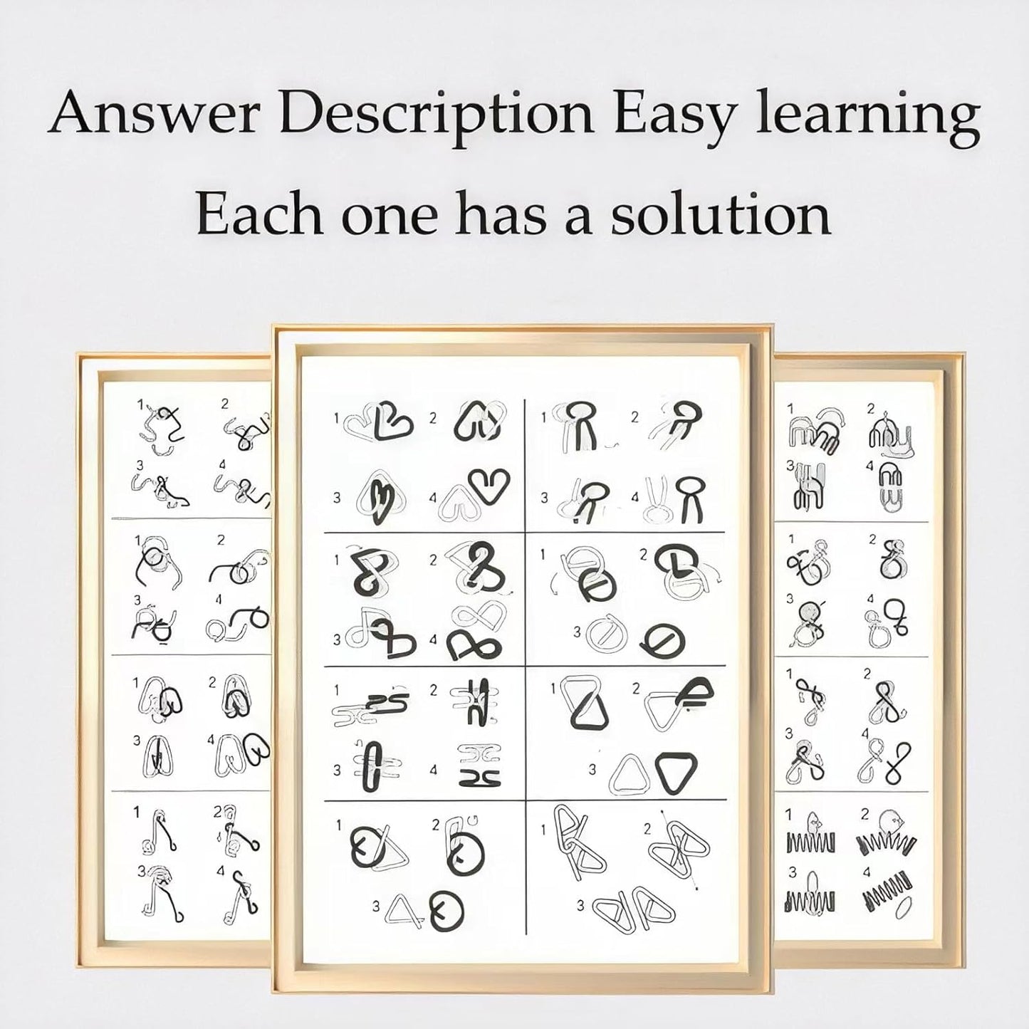 💥CHRISTMAS DEAL 49% OFF -🎁Metal Montessori Puzzle Solving