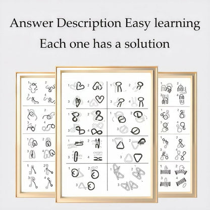💥CHRISTMAS DEAL 49% OFF -🎁Metal Montessori Puzzle Solving