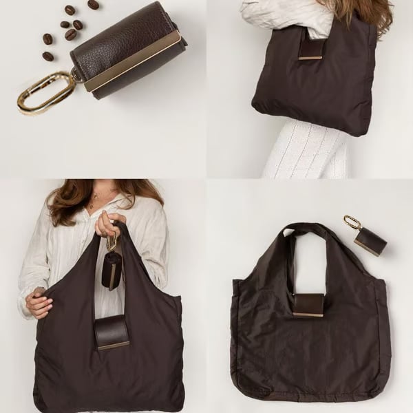 🔥Last Day 49% OFF👜Keychain Tote Bag– Stylish, Space-Saving & Eco-Friendly Shopping Bag🌿