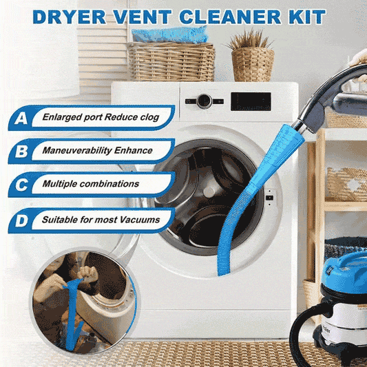 Prevents Fire Hazards🔥SELLING FAST! ⚡ 70K+ SOLD - Dryer Vent Cleaner Kit