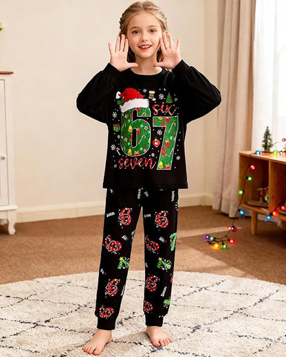 🎄2025 Christmas Sales🎅The Viral 67 Christmas Kids Pajama Set
