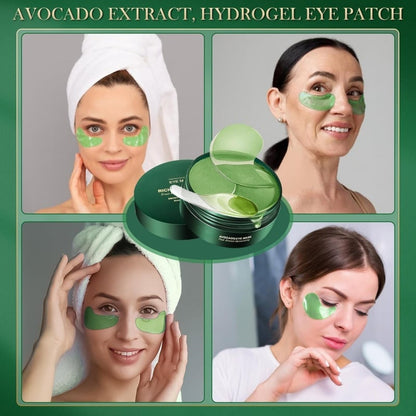 🥑Summer Hot Sale 🔥 Avocado Moisturizing Collagen Eye bagMask,60pcs/set